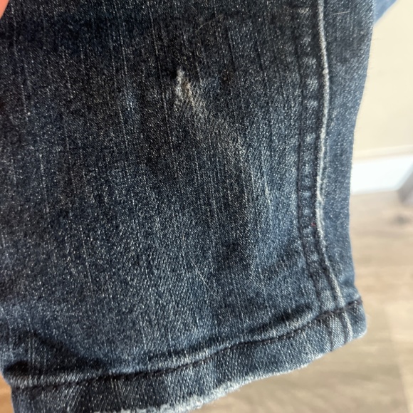 Overalls dark stretch denim skinny leg size small - Picture 5 of 8